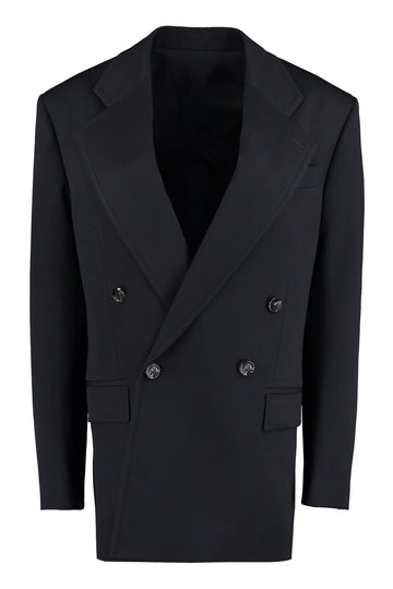 BOTTEGA VENETA Oversized Double-Breasted Wool Blazer