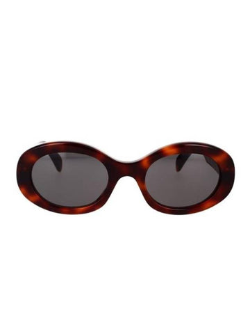 CELINE Eyewear Triomphe Logo Temple Sunglasses Havana
