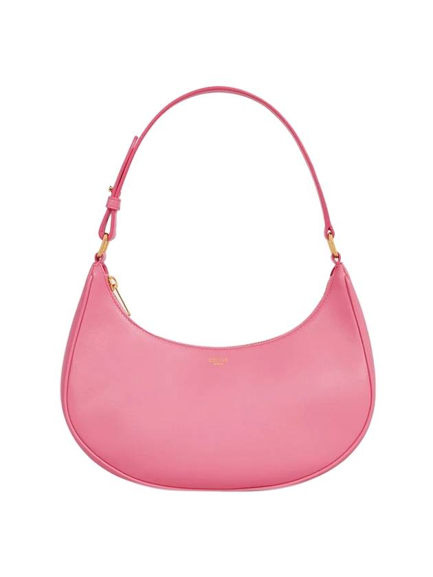 CELINE Abba Smooth Leather Mini Shoulder Bag Flamingo Pink
