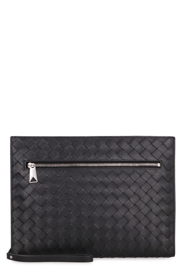 BOTTEGA VENETA Intrecciato Leather Document Case - 32 cm x 24.5 cm