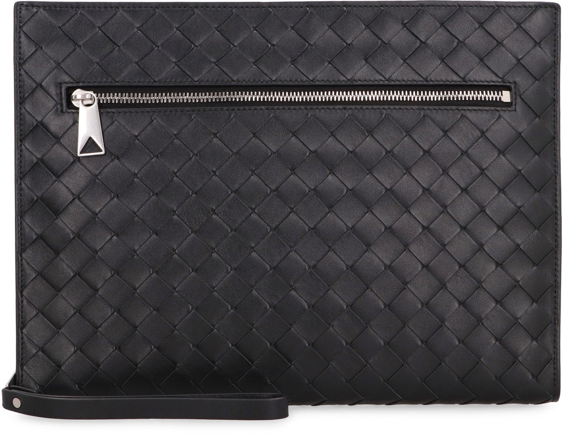 BOTTEGA VENETA Intrecciato Leather Document Case - 32 cm x 24.5 cm