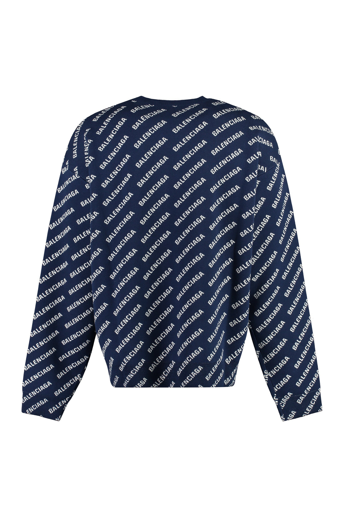 BALENCIAGA Long Sleeve Crew-Neck Sweater