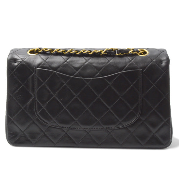 Chanel Lambskin Double Flap Chain Shoulder Bag