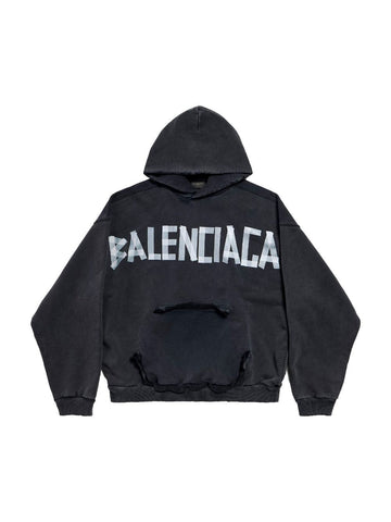 BALENCIAGA Distressed Cotton Hoodie