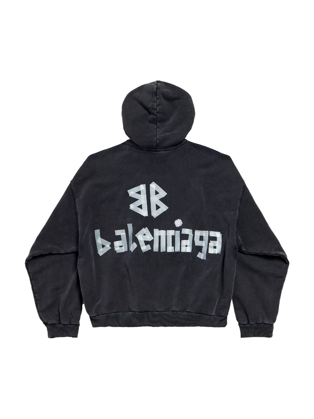 BALENCIAGA Distressed Cotton Hoodie