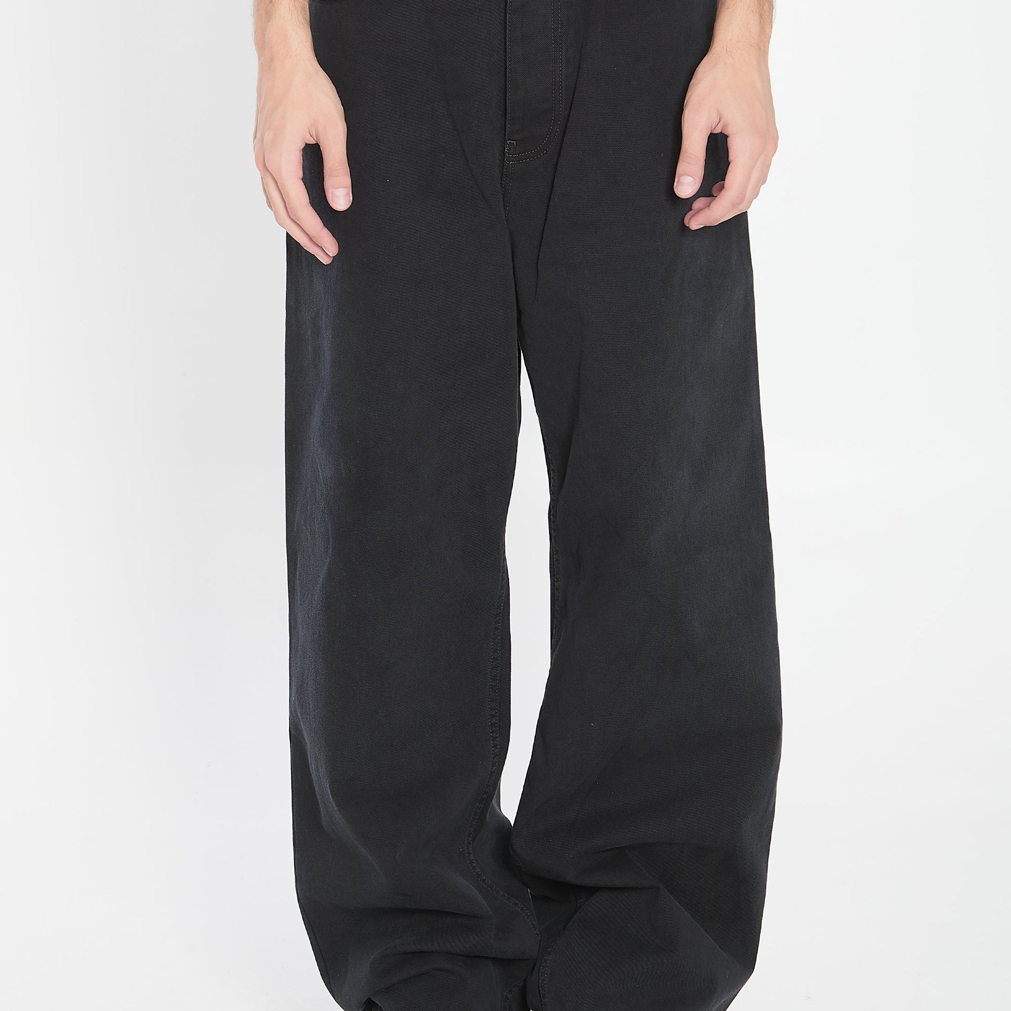 BALENCIAGA Baggy Denim Trousers with Back Application