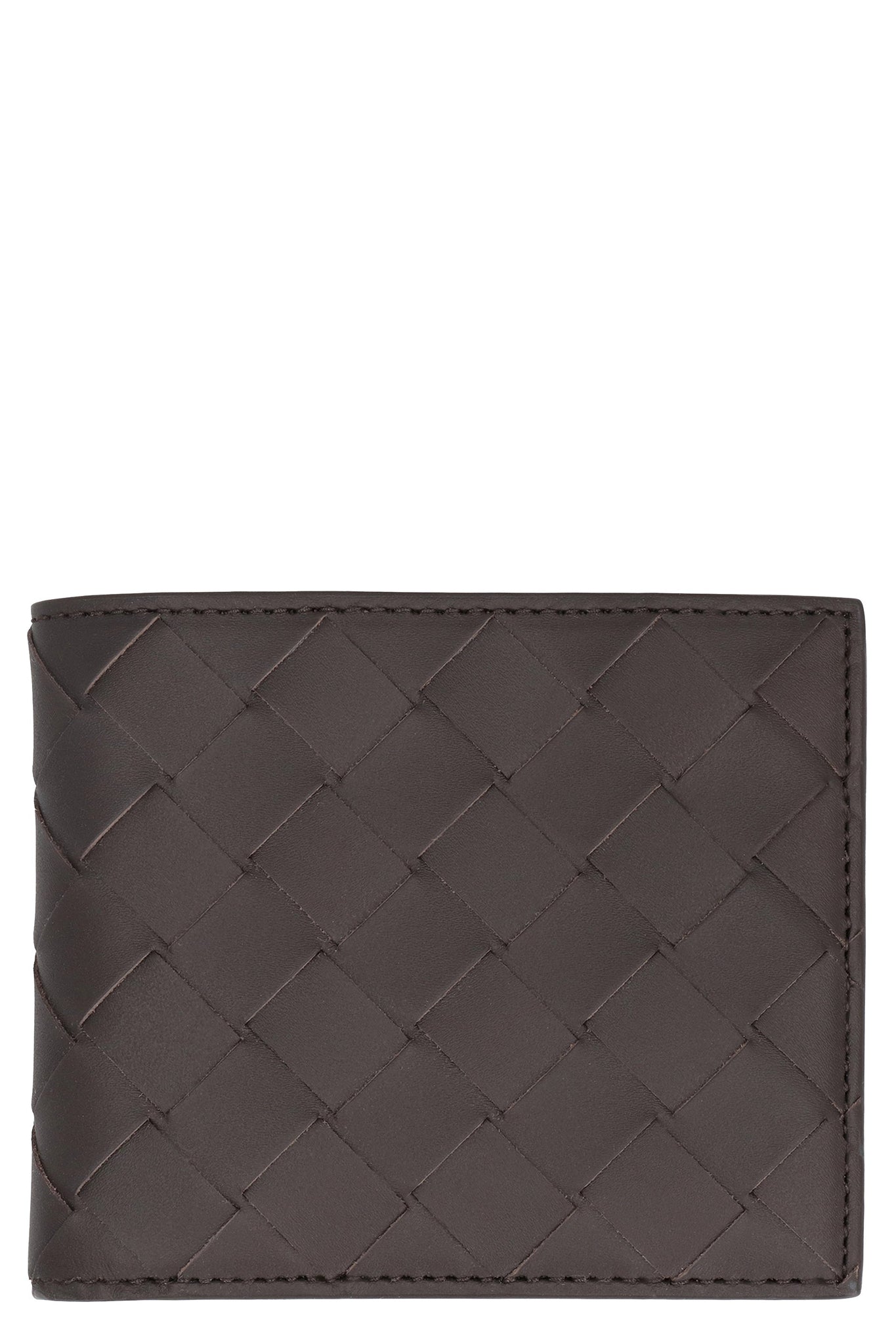 BOTTEGA VENETA Leather Intrecciato Mini Bi-Fold Wallet