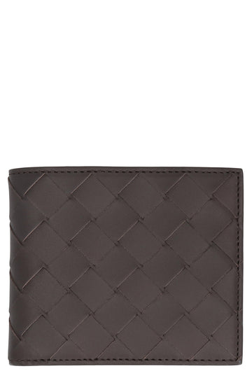 BOTTEGA VENETA Leather Intrecciato Mini Bi-Fold Wallet