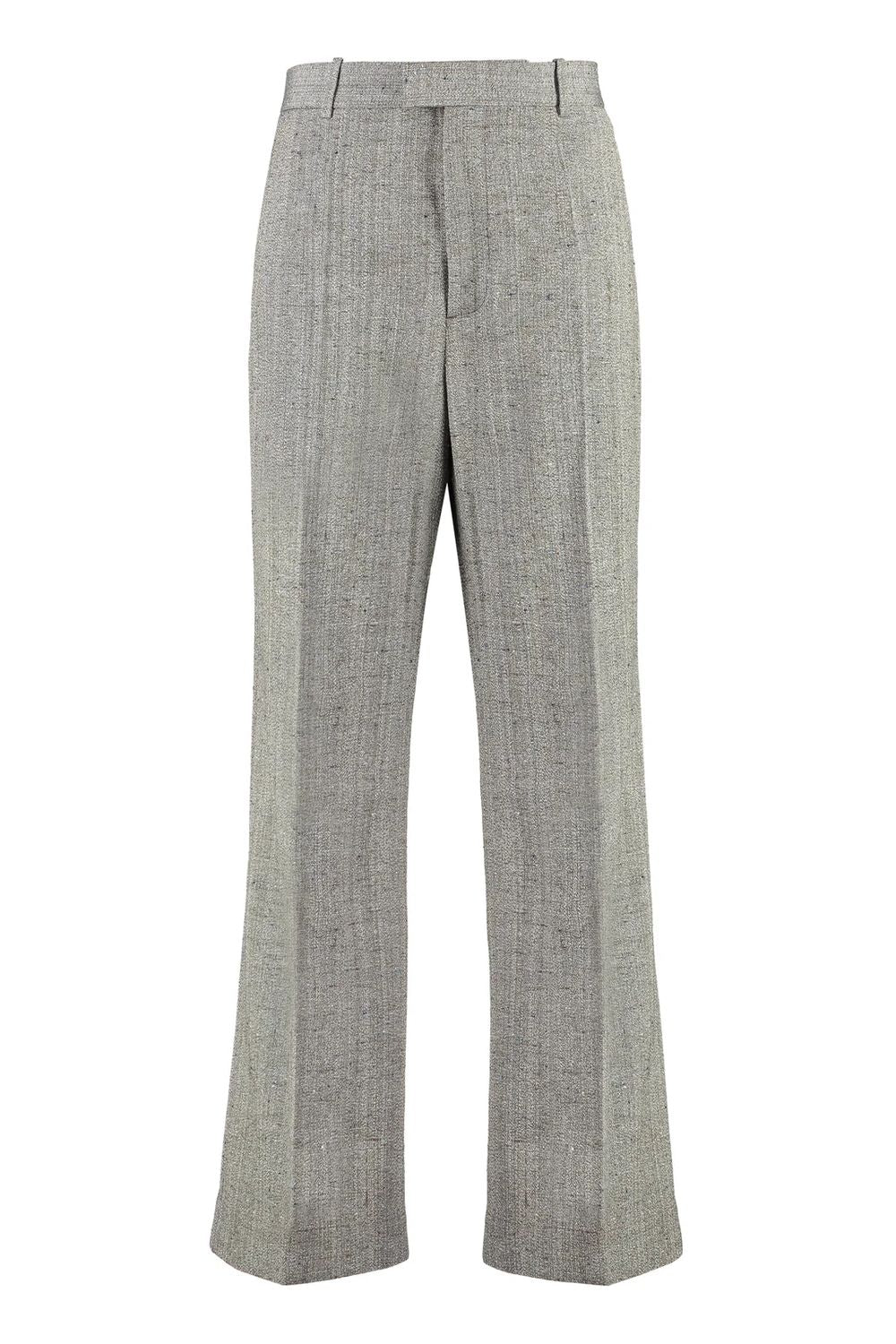 BOTTEGA VENETA Wool and Silk Flares Pants