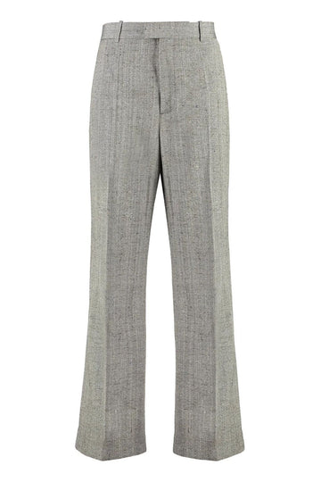 BOTTEGA VENETA Wool and Silk Flares Pants