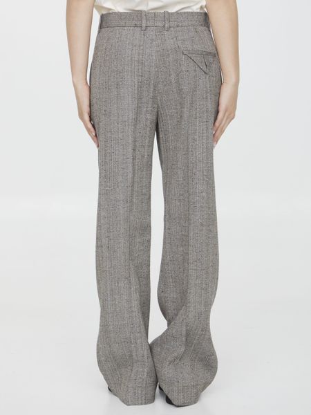BOTTEGA VENETA Wool and Silk Flares Pants