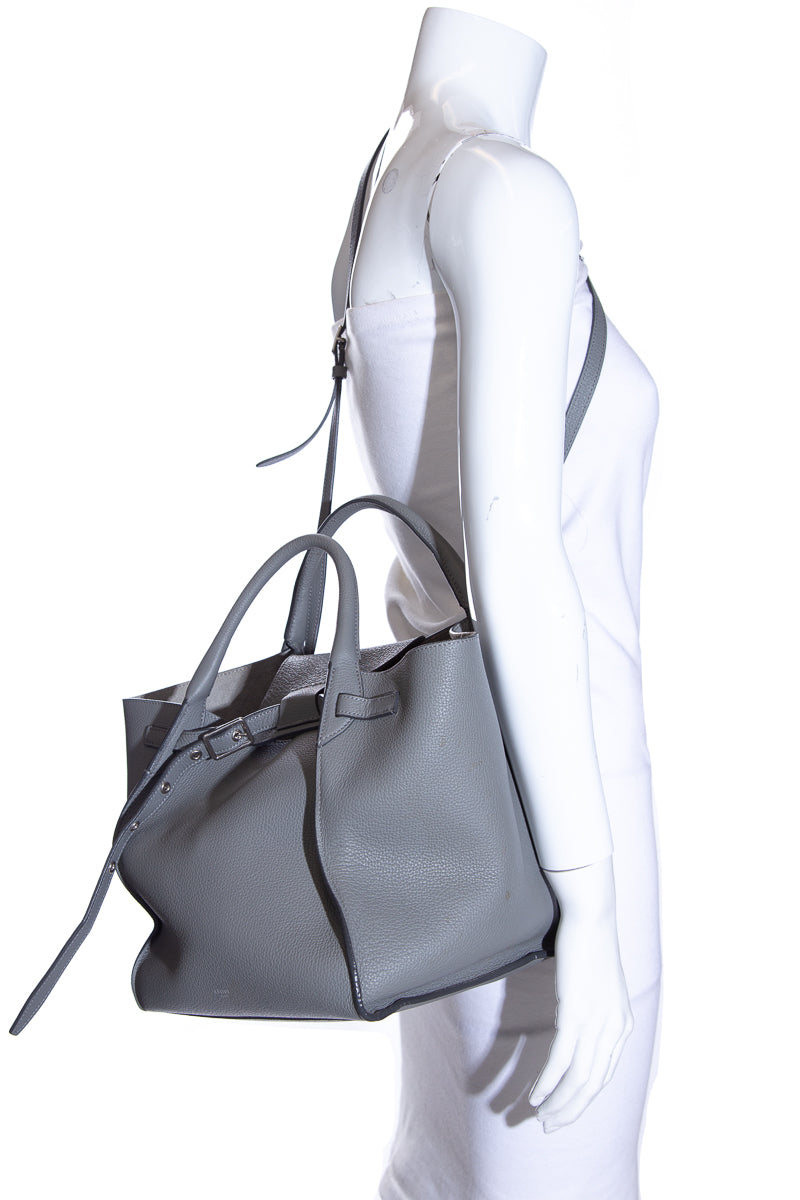 Celine Grey Small "Big BIg" Handbag