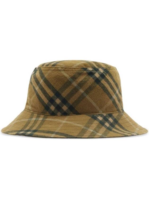 Burberry Check Cotton Bucket Hat Camp
