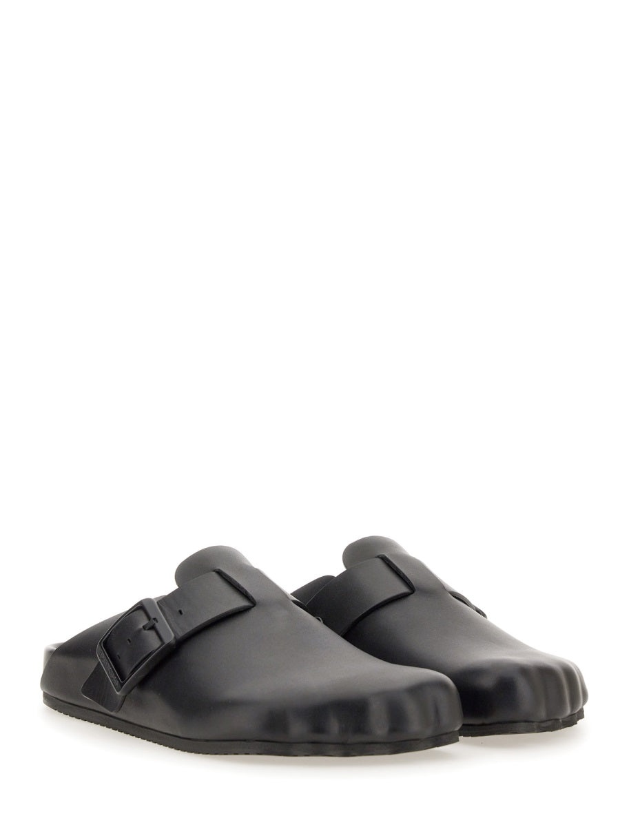BALENCIAGA Elegant Bovine Leather Slide Sandals for Women