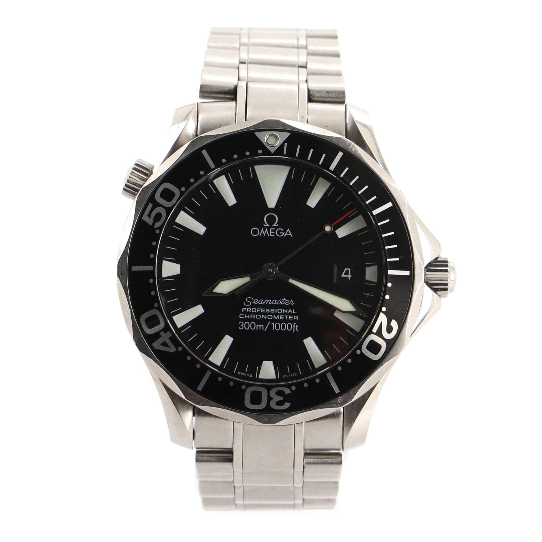 Omega Seamaster Professional Diver Chronometer 300M Automatic Watch Stainless Steel 41