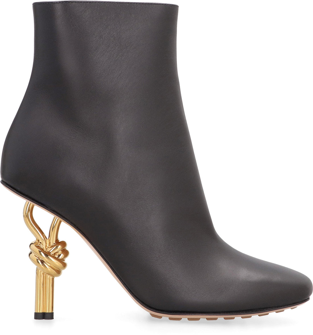 BOTTEGA VENETA Leather Knot Ankle Boots for Women