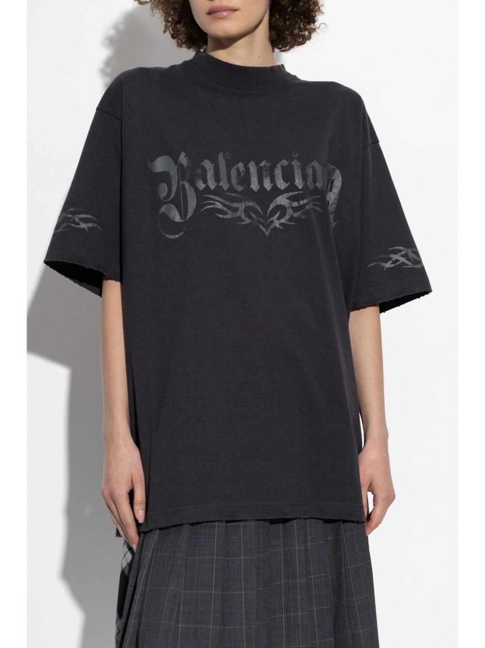 BALENCIAGA Medium Fit Printed Logo T-Shirt