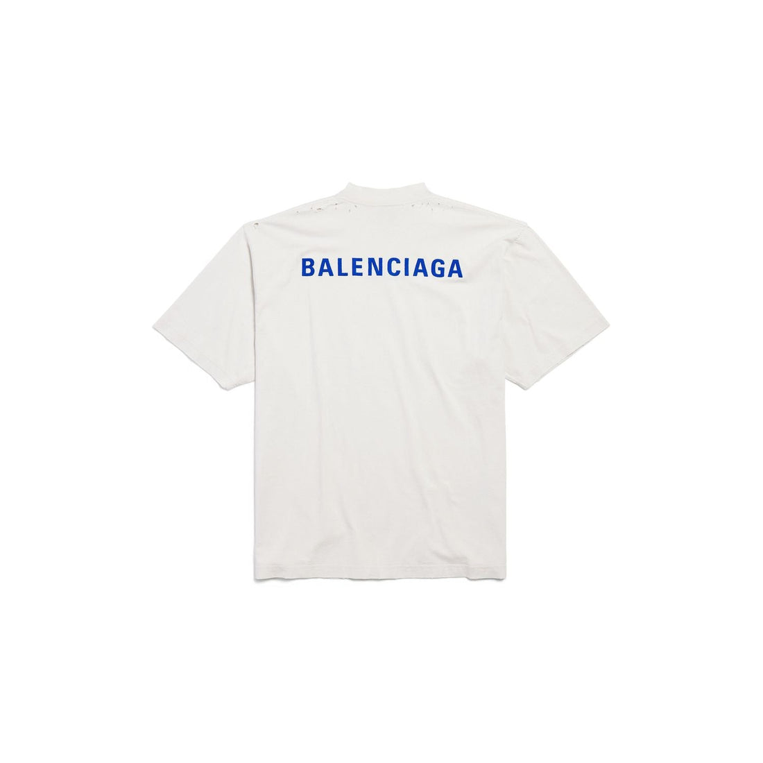 BALENCIAGA Distressed Crew-Neck T-Shirt for Men