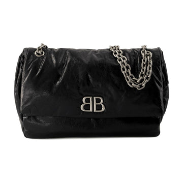 BALENCIAGA Monaco Mini Hobo Handbag