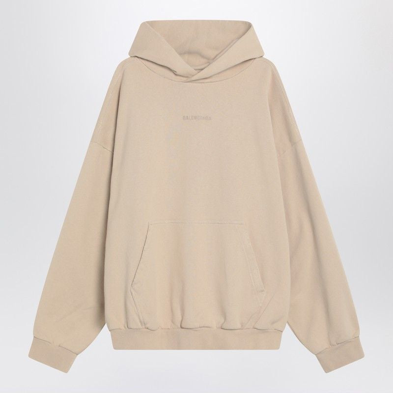 BALENCIAGA New Back Distressed Oversized Hoodie