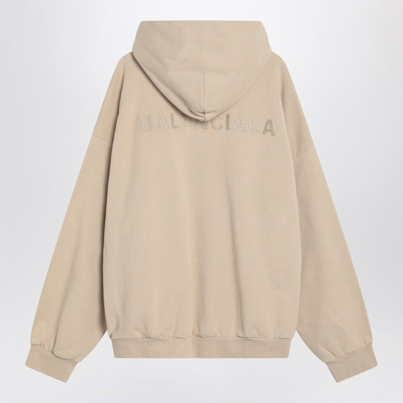 BALENCIAGA New Back Distressed Oversized Hoodie