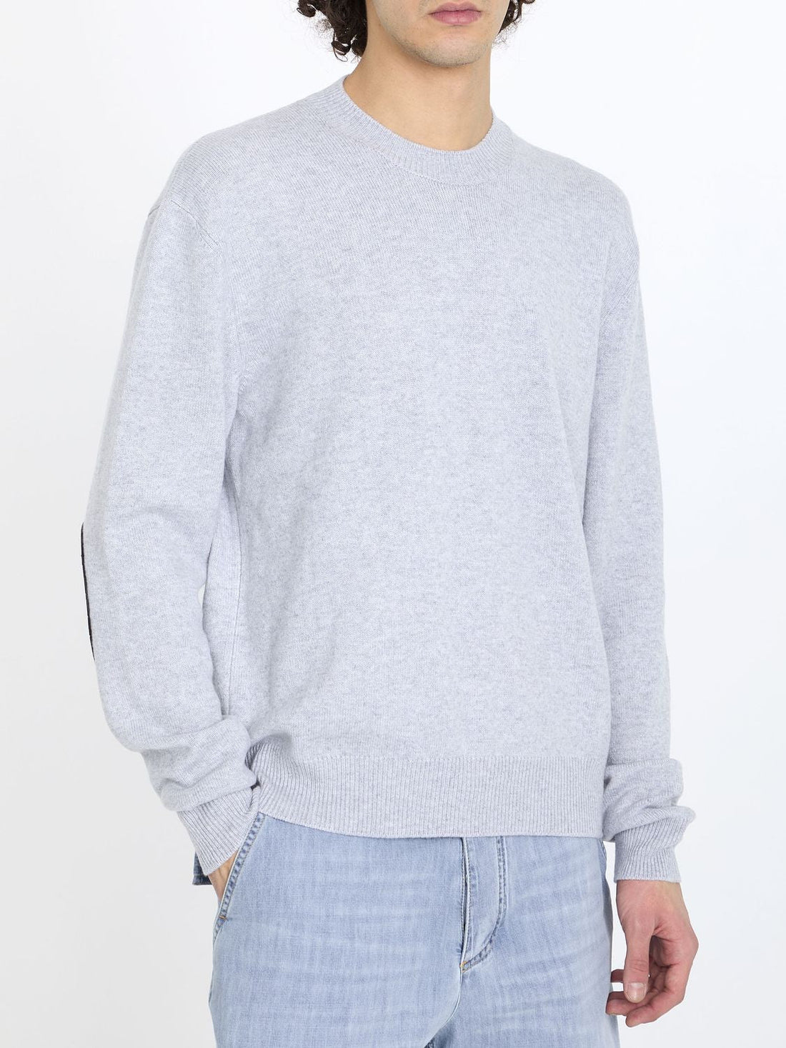 BOTTEGA VENETA Melange Stretch Cashmere Blend Sweater for Men