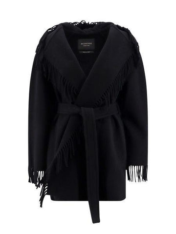 BALENCIAGA Fringe Jacket for Women - Spring/Summer 2024