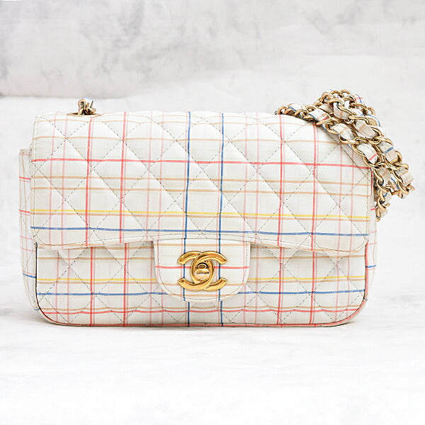 Chanel Leather Matelasse Chain Shoulder Bag