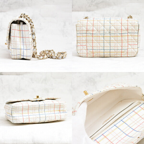 Chanel Leather Matelasse Chain Shoulder Bag