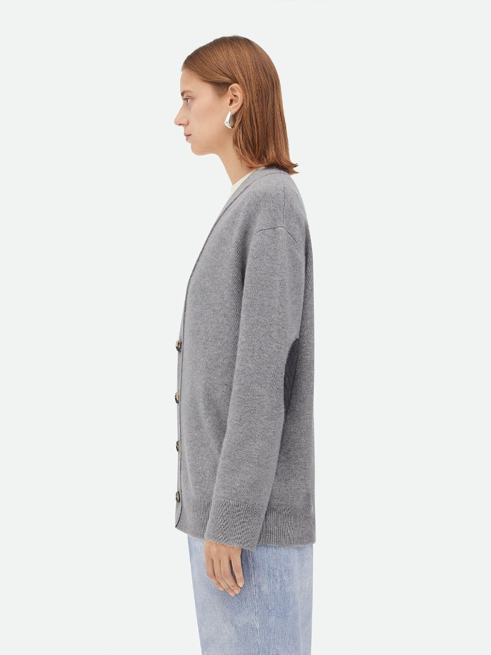 BOTTEGA VENETA Stretch Cashmere Blend Cardigan for Women - FW24