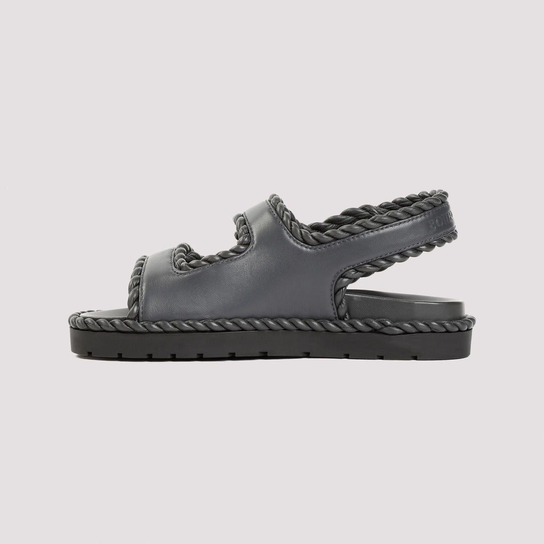 BOTTEGA VENETA Fashionable Flat Sandals with Velcro Strap