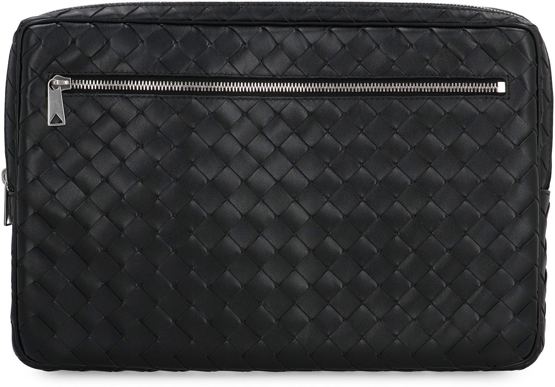 BOTTEGA VENETA Leather Laptop Case - 35 CM x 23 CM