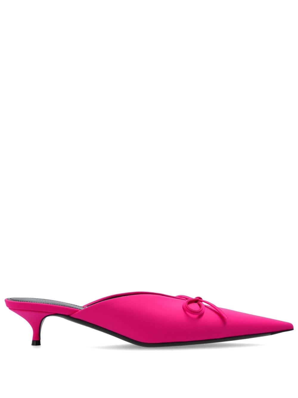 BALENCIAGA Bow Detailing Pointed Toe Mini Sandals