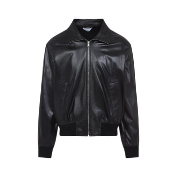 BOTTEGA VENETA Nappa Leather Blouson Jacket for Men - FW25