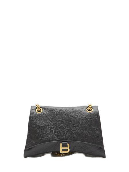 BALENCIAGA Crush Chain Mini Shoulder Handbag