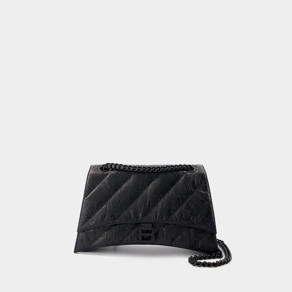 BALENCIAGA Crush Chain Mini Shoulder Handbag