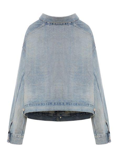 BALENCIAGA Off Shoulder Cotton Jacket