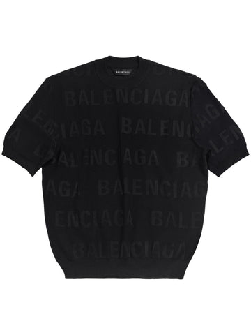 BALENCIAGA Allover Logo Top for Women - SS24
