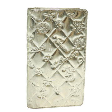 Top Quality Chanel Icon line Wallet Enamel Gold CC Auth 78916