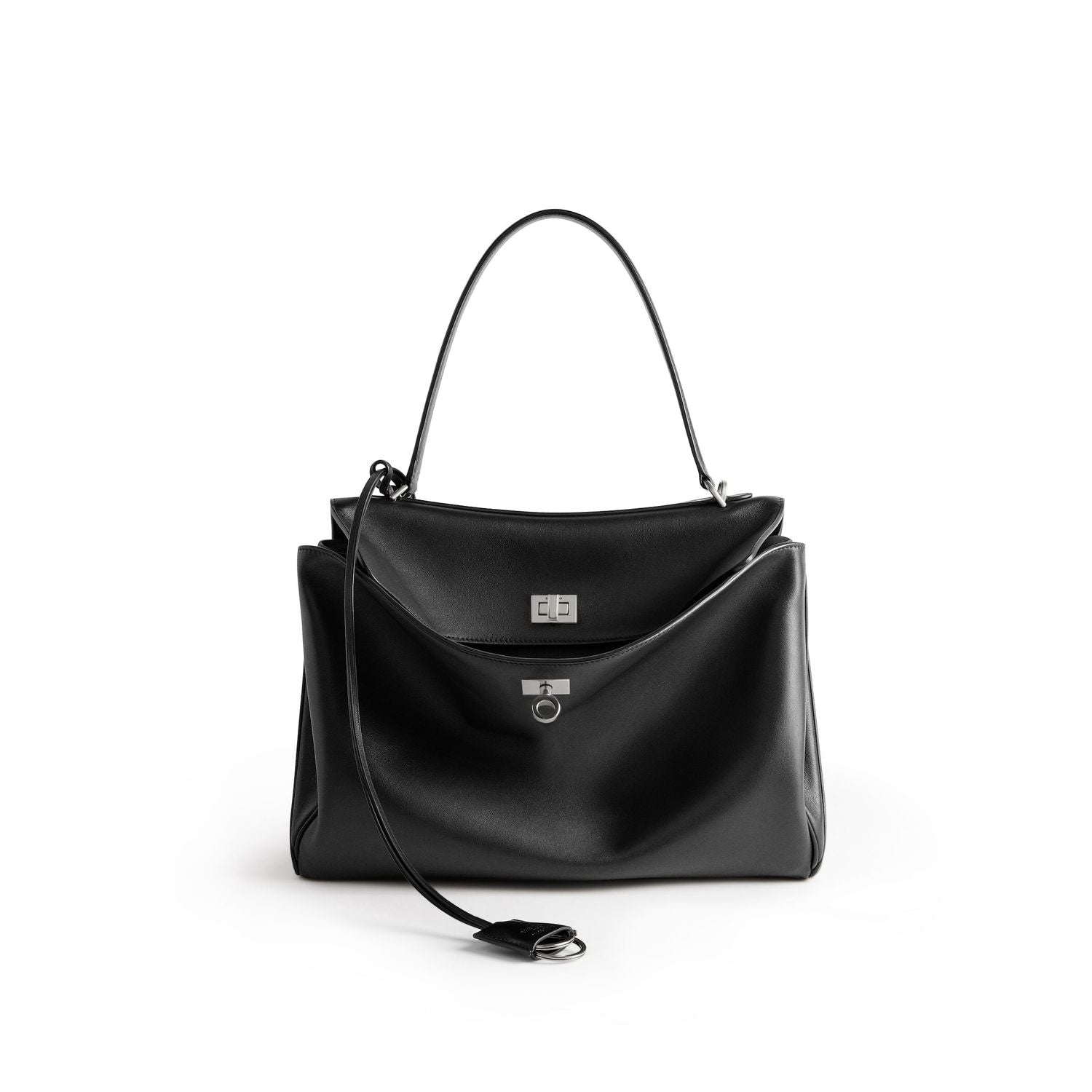 BALENCIAGA Mini Rodeo Leather Handbag