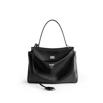 BALENCIAGA Mini Rodeo Leather Handbag