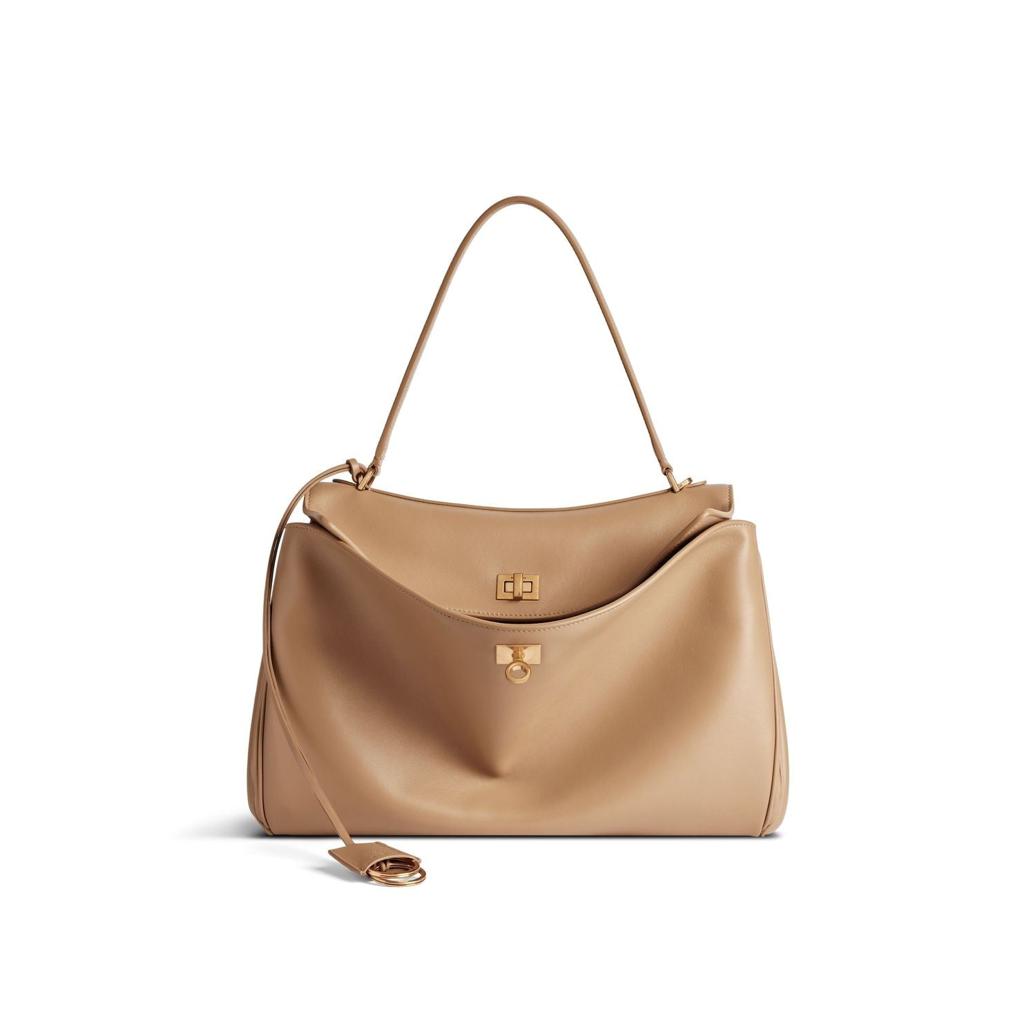 BALENCIAGA Mini Rodeo Leather Handbag