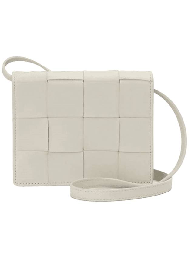 Bottega Veneta Intrecciato Small Cassette Cross Bag Plaster