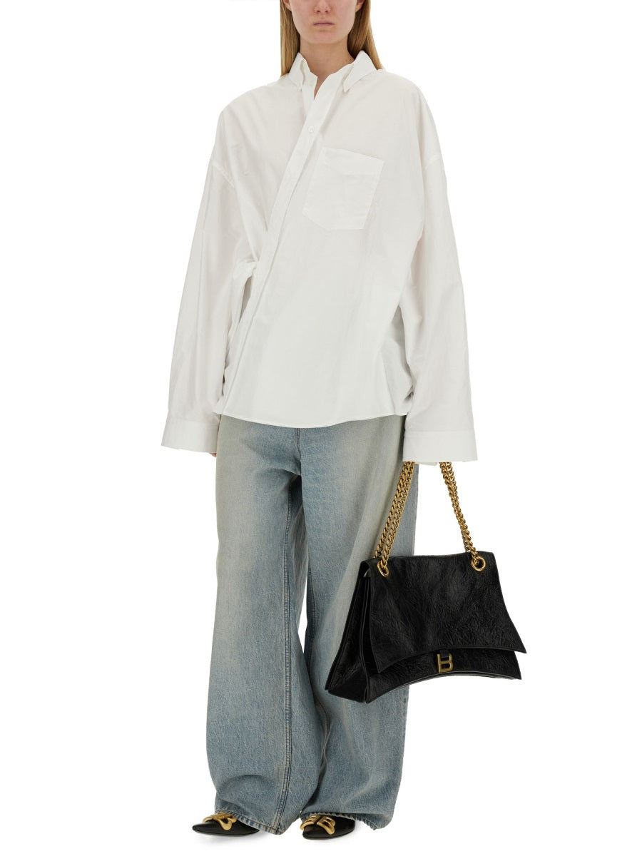 BALENCIAGA Wrap Shirt, Size S