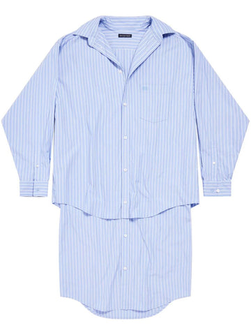 BALENCIAGA Classic Layered Shirtdress for Women