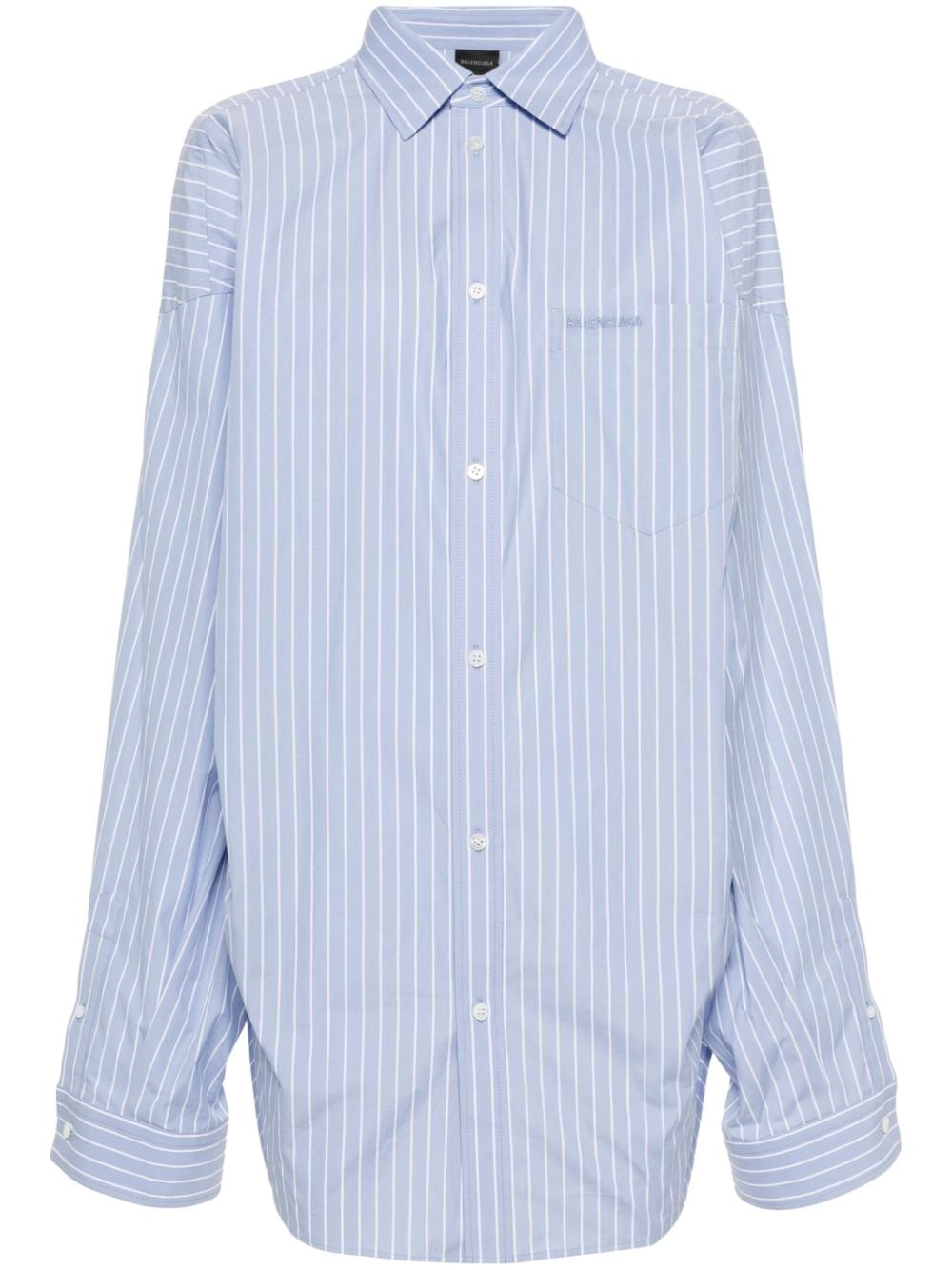 BALENCIAGA Striped Cotton Shirt for Women