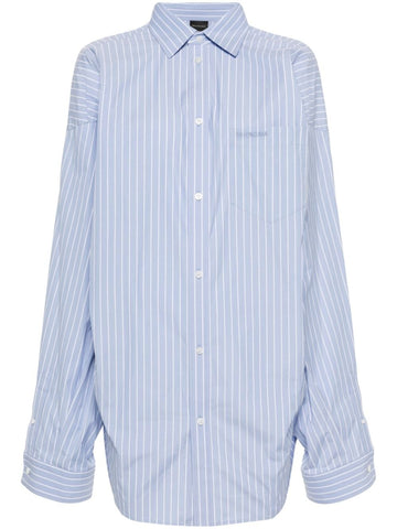 BALENCIAGA Striped Cotton Shirt for Women