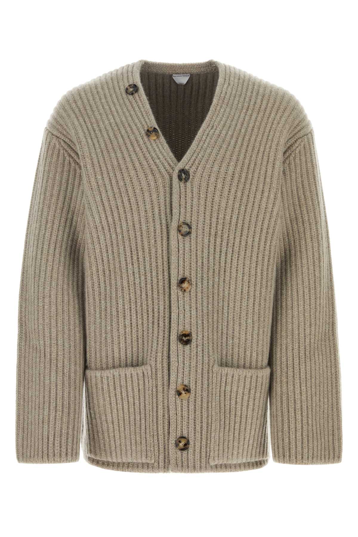 BOTTEGA VENETA Oversized Wool Blend Cardigan for Men