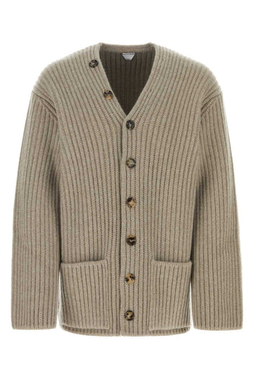 BOTTEGA VENETA Oversized Wool Blend Cardigan for Men