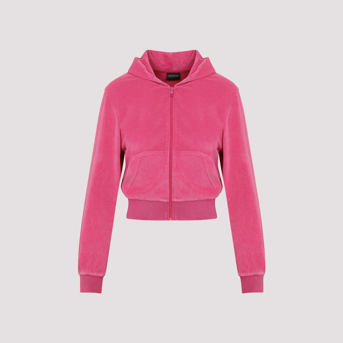 BALENCIAGA Chenille Sweatshirt Mini Jacket for Women